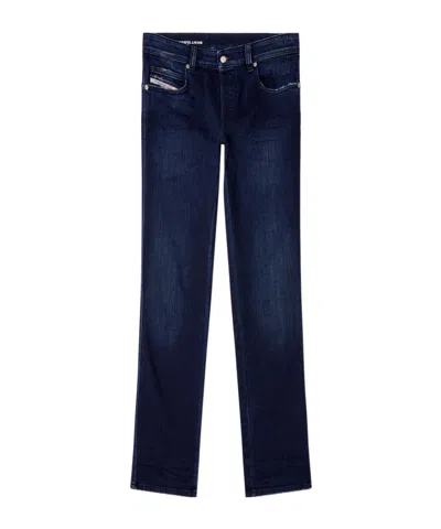 Diesel Abrasions Rinse Jeans In Blue