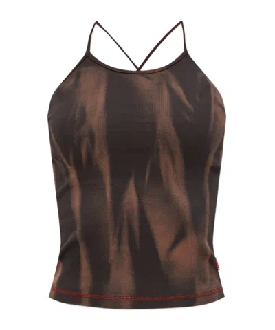 Diesel Abstract Pattern Sling In Black