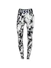 Diesel Abstract-pattern Leggings In White