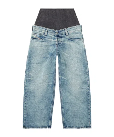 Diesel Acid-wash Jeans In Blue