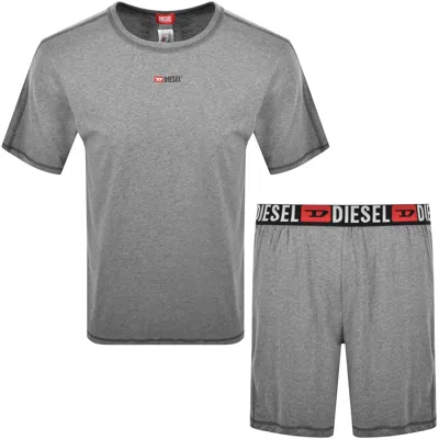 Diesel Adam Core Pyjama Set Grey In Gray