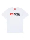 Diesel T-shirt Im Distressed-look