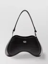 Diesel Play-semi Gloss Leather Shoulder Bag