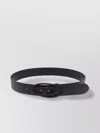 Diesel Adjustable Logo Textured Belts In Black