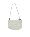 Diesel Adjustable Strap Shoulder Bag In White