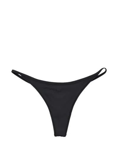 Diesel Adrienne Oval D Cut-out Briefs In Black