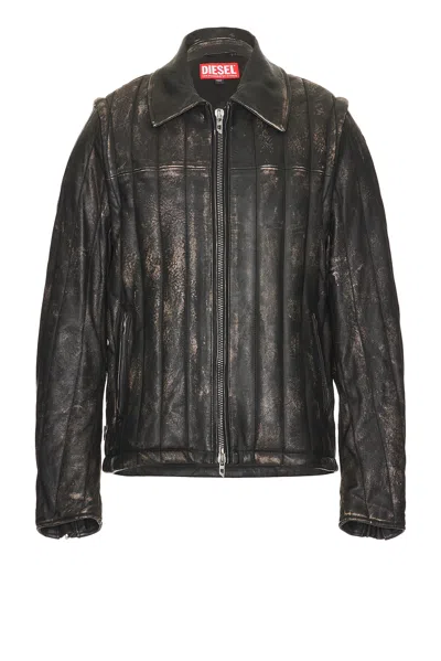 DIESEL ALBERT LEATHER JACKET