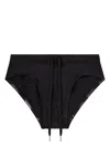 Diesel Black Alfie-d-core Swim Briefs In Black