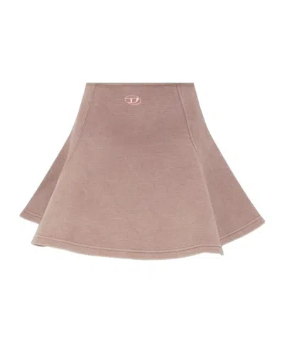 Diesel A-line Skirt In Pink