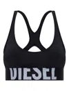 Diesel Allison-d-pop Logo-embellish Sports Bra In Black