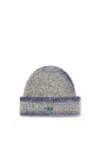 Diesel Alpaca-blend Beanie With Sprayed Effect In Grey