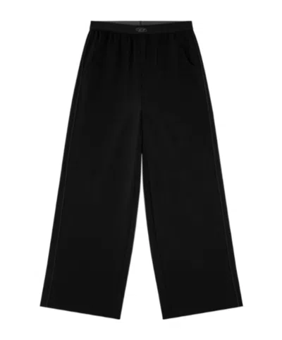 Diesel Alysa-utlt Oval D Trousers In Black