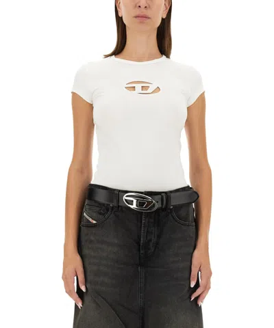 Diesel Angie T-shirt In White