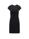 Diesel Angiel Mini Dress In Black
