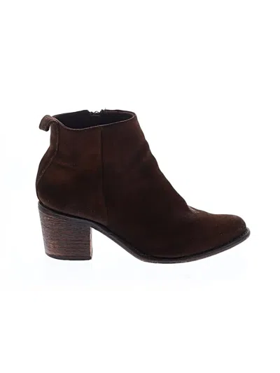 Pre-owned Diesel Ankle Boots In Brown