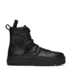 Diesel Ankle High-top Sneakers In Black