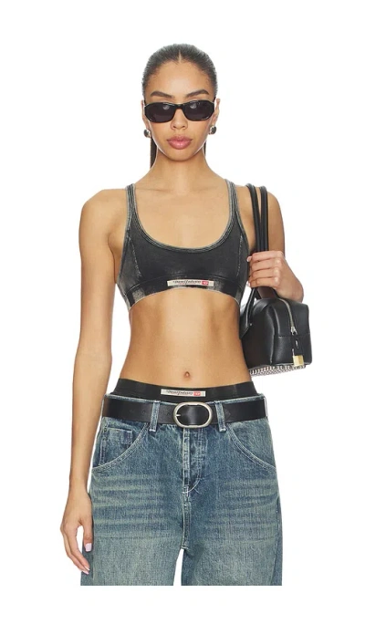 Diesel Ariel Denim Bra In Black