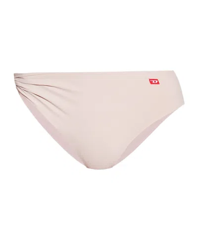 Diesel Ash Twisted Bikini Bottoms In Pink