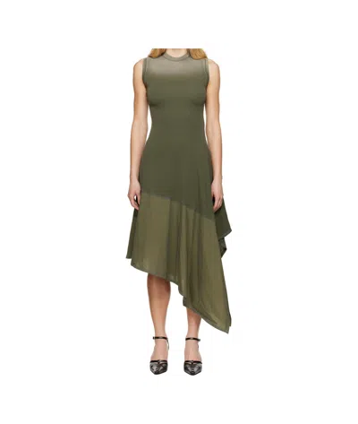 Diesel Asymmetric Sleeveless Dress In 5afa