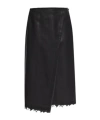 Diesel Asymmetrical Skirt In Black