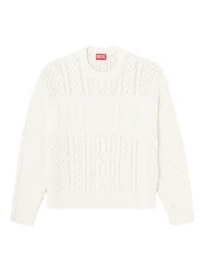 Diesel Knitwear Estaner Aubin For Men In White