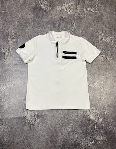 Pre-owned Diesel Avant Garde Zip White Polo Y2k Streetwear