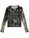 Diesel Axy T-shirt In Grey