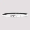 Diesel Adjustable Loop Belt Crafted Polyester Leather In Silver