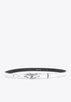 Diesel Adjustable Loop Belt Crafted Polyester Leather