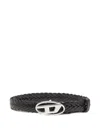 Diesel B-1dr 20 Braided Belt In Black