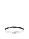 Diesel `b-1dr 20` Slim Belt In Metallic
