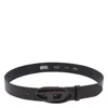 Diesel Oval D-buckle Leather Belt