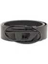 Diesel Oval D Logo B-1dr Accessories In Black