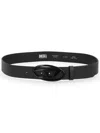 Diesel "b-1dr" Belt Unisex In Black