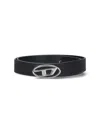 Diesel Black B-1dr-layer Belt In Black