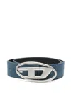Diesel B 1dr Belts In Blue Cotton In Blue