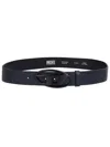 Diesel "b-1dr" Belt Unisex In Blue