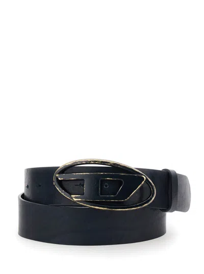 DIESEL DIESEL B-1DR BELT WITH DISTINCTIVE BUCKLE DESIGN