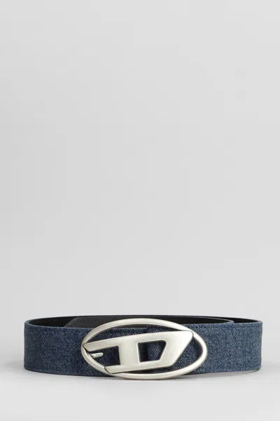 Diesel B 1dr Belts In Blue Cotton