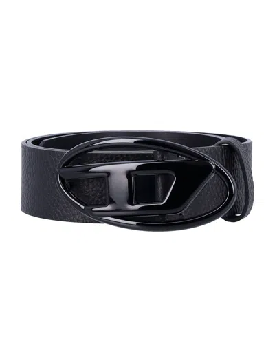 Diesel Oval D Logo B-1dr Accessories In Black