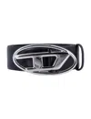 Diesel Classic Logo Plaque Buckle Belt
