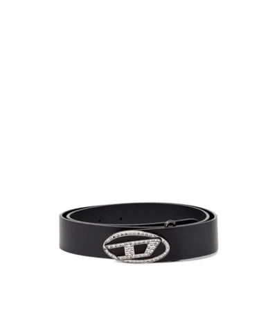 DIESEL DIESEL B-1DR-LAYER EMBELLISHED BELT