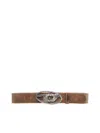 DIESEL B-1DR LOGO BUCKLE BELT