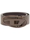 Diesel B-1dr Logo-buckle Belt In Brown