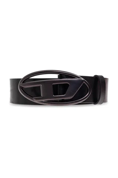 DIESEL B-1DR OVAL-D BUCKLE BELT