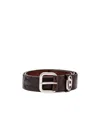 Diesel B-1dr Oval-d Belt In Black