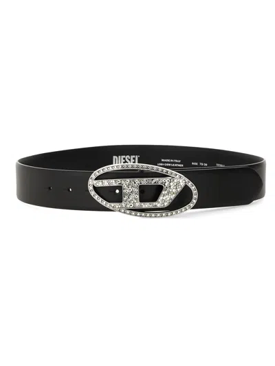 DIESEL "B-1DR RHINESTONE" BELT