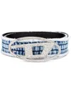 Diesel B-1dr Rhinestone Belt In Blue