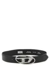 Diesel B-1dr Strass Belts Black In Black