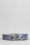 Diesel B 1dr Strass Belts In Blue
